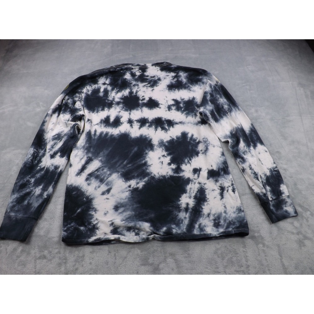 Marvel Tie Dye Long Sleeve Shirt Men's Size M Black/White/Multi Super Heroes - Picture 16 of 16